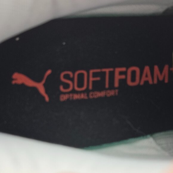 🔥 Puma Men’s Axelion Rip Training Sneakers | Size 12 | White/black/orange - Picture 9 of 13